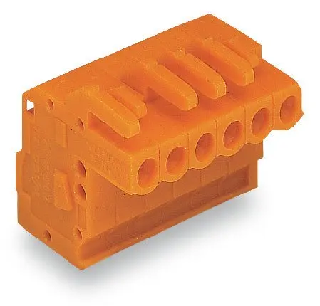 Produktfoto 1 von WAGO Steckbarer Klemmenblock Steckverbinder 3-Kontakte 5.08mm-Raster