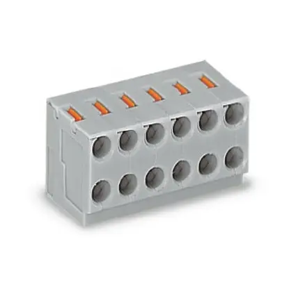 Produktfoto 1 von WAGO Printklemme / Buchse PCB 5-polig / 1-reihig, Raster 3.5mm