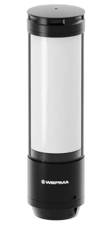 Produktfoto 1 von Werma eSIGN LED Signalturm Keine Summer-Komponente 9-stufig Linse Mehrfarbig 24V Mehrere Rohr, Basis 271 mm