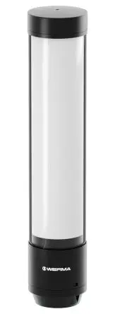 Produktfoto 1 von Werma eSIGN LED Signalturm Keine Summer-Komponente 15-stufig Linse Mehrfarbig 24V Mehrere Basis 372 mm