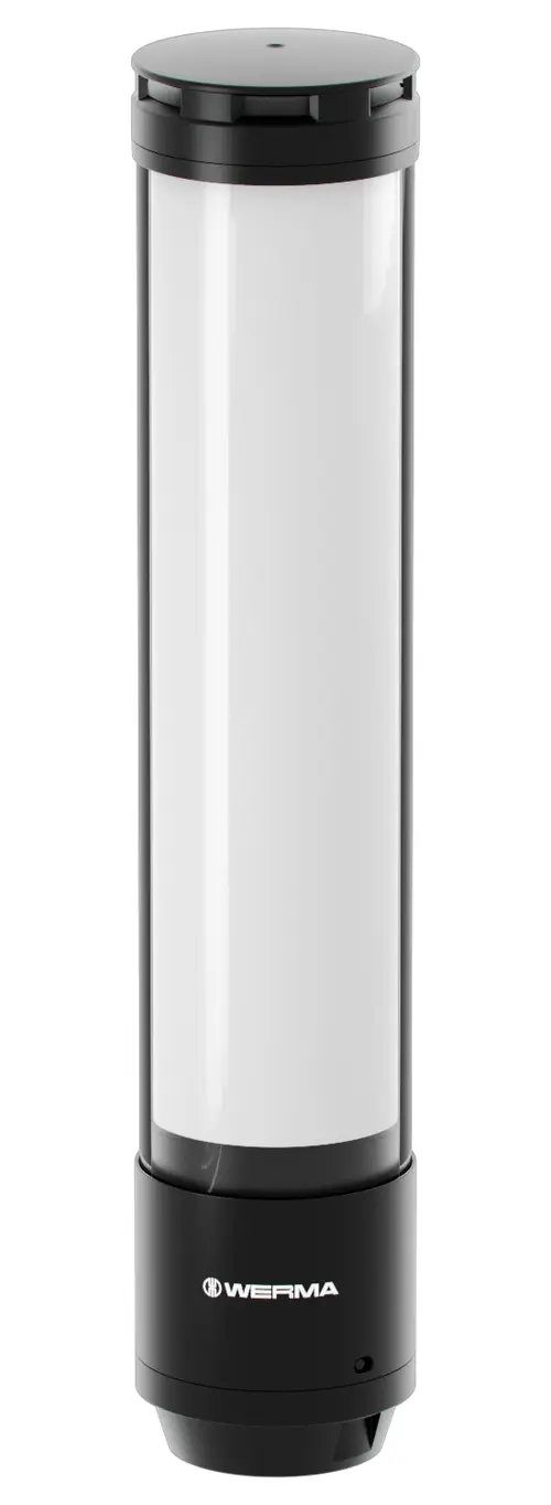 Produktfoto 1 von Werma eSIGN LED Signalturm 15-stufig Linse Mehrfarbig LED Rot/Gelb/Grün/Blau/Transparent + Verschiedene Lichteffekte