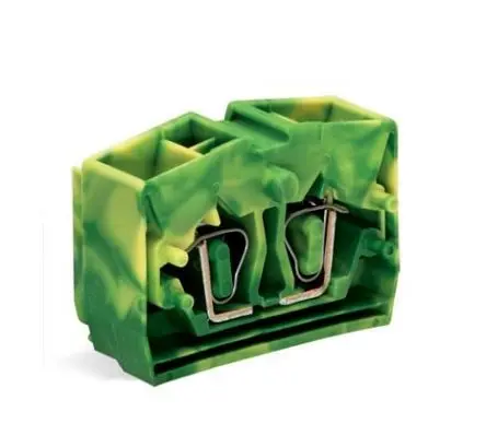 Produktfoto 1 von WAGO 264 Modularer Anschlussklemmenblock 1 Gelb, Grün, 2.5mm² Zugfederklemme