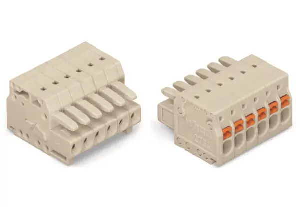 Produktfoto 1 von WAGO Steckbarer Klemmenblock Steckverbinder 6-Kontakte 3.5mm-Raster