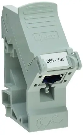 Produktfoto 1 von WAGO Schnittstellenmodul RJ45, Buchse, 8-polig, DIN-Hutschiene