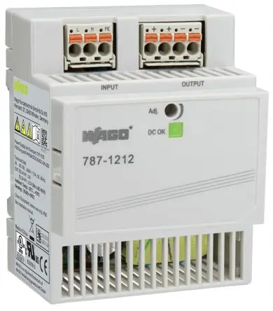 Produktfoto 1 von WAGO 787 DIN-Schienen Netzteil Geschalteter Modus 230V ac/dc Wechselstrom/Gleichstrom / 2.5 A 24V dc DC 60 W