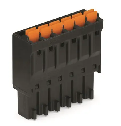 Produktfoto 1 von WAGO Steckbarer Klemmenblock Steckverbinder 5-Kontakte 3.5mm-Raster