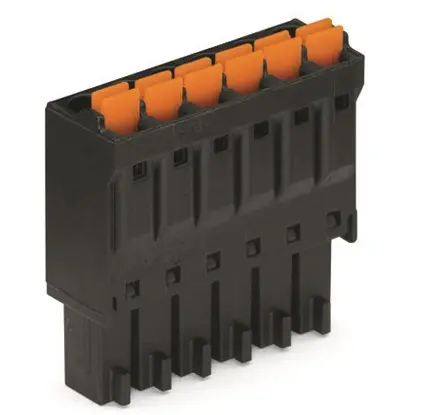 Produktfoto 1 von WAGO Steckbarer Klemmenblock Steckverbinder 12-Kontakte 3.5mm-Raster