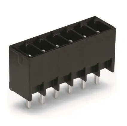 Produktfoto 1 von WAGO 714 Steckbarer Klemmenblock Header 6-Kontakte 3.5mm-Raster