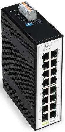 Produktfoto 1 von WAGO Ethernet-Switch 16-Port Unmanaged