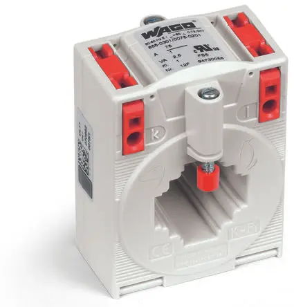 Produktfoto 1 von WAGO 855 Stromwandler 600 A, DIN-Hutschiene, 10 VA, 1200V