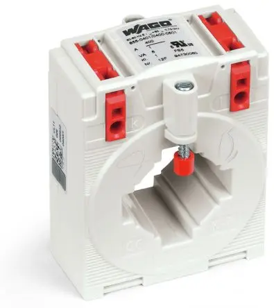 Produktfoto 1 von WAGO 855 Stromwandler 400 A, DIN-Hutschiene, 5 VA, 1200V
