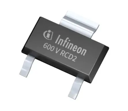 Produktfoto 1 von Infineon IGBT mit integrierter Diode / 1 A, 600 V 5.1 W, 3-Pin PG-SOT223 Typ N-Kanal