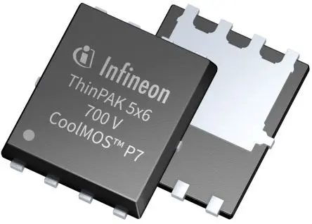 Produktfoto 1 von Infineon IPL Typ N-Kanal, Oberfläche MOSFET 700 V / 9.4 A 25.5 W, 5-Pin ThinPAK 5x6