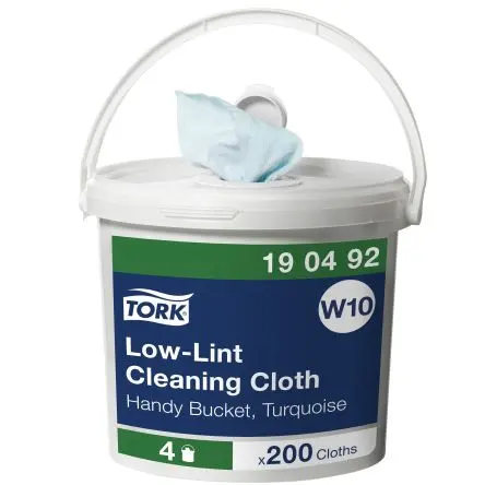 Produktfoto 1 von Tork Tork Lappen für Reinigung Kunststoff Trocken 200 pro Paket Stk. Türkis, 30 x 16.5 cm Einmalige Verwendung
