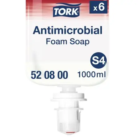 Produktfoto 1 von Tork 1000 ml Anti-Bakteriell Handseife, Kunststoff, Klar, L 290 mm, B 196mm, H265 mm