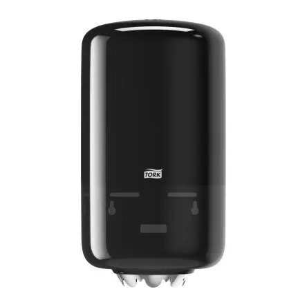 Produktfoto 1 von Tork Tork Mini Tuchspender, Wand Wischerspender B. 174mm H. 321 mm T. 165 mm Schwarz