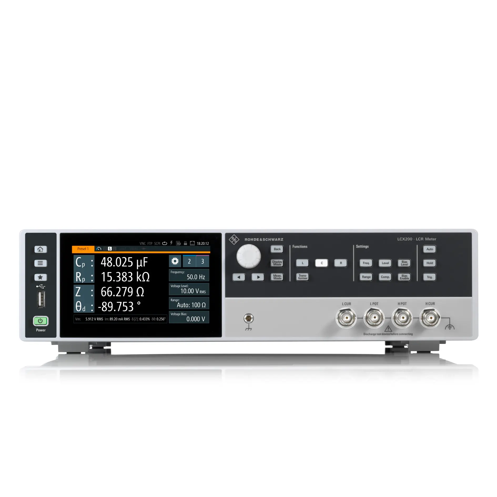 Produktfoto 1 von Rohde & Schwarz LCR-Messgerät 100 mΩ, 500 kHz