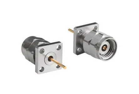 Bulgin SMA Stecker Koaxialsteckverbinder Runder Koaxial-Steckverbinder, Flanschmontage, für Koaxial-Kabel, 50 Ω