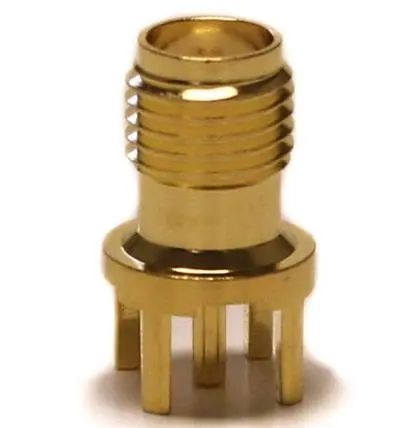 Mueller Electric SMA Buchse Koaxialsteckverbinder SMA-Steckverbinder, Leiterplattenmontage, für Koaxial-Kabel, 50 Ω Lot,