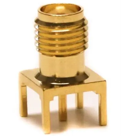 Mueller Electric SMA Buchse Koaxialsteckverbinder SMA-Steckverbinder, Leiterplattenmontage, für Koaxial-Kabel, 50 Ω Lot,