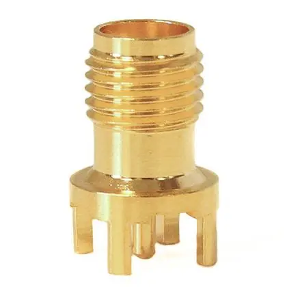 Mueller Electric SMA Buchse Koaxialsteckverbinder SMA-Steckverbinder, Leiterplattenmontage, für Koaxial-Kabel, 50 Ω Lot,