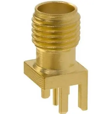 Produktfoto 1 von Mueller Electric SMA Buchse Koaxialsteckverbinder SMA-Steckverbinder, Kante, für Koaxial-Kabel, 50 Ω Lot, Gerade