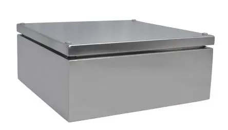 Produktfoto 1 von RS PRO SSJ Edelstahl 304 Gehäuse Grau IP66, HxBxT 300 mm, 300 mm x 121 mm