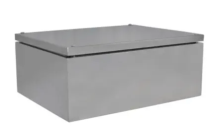 Produktfoto 1 von RS PRO SSJ Edelstahl 304 Gehäuse Grau IP66, HxBxT 400 mm, 300 mm x 161 mm