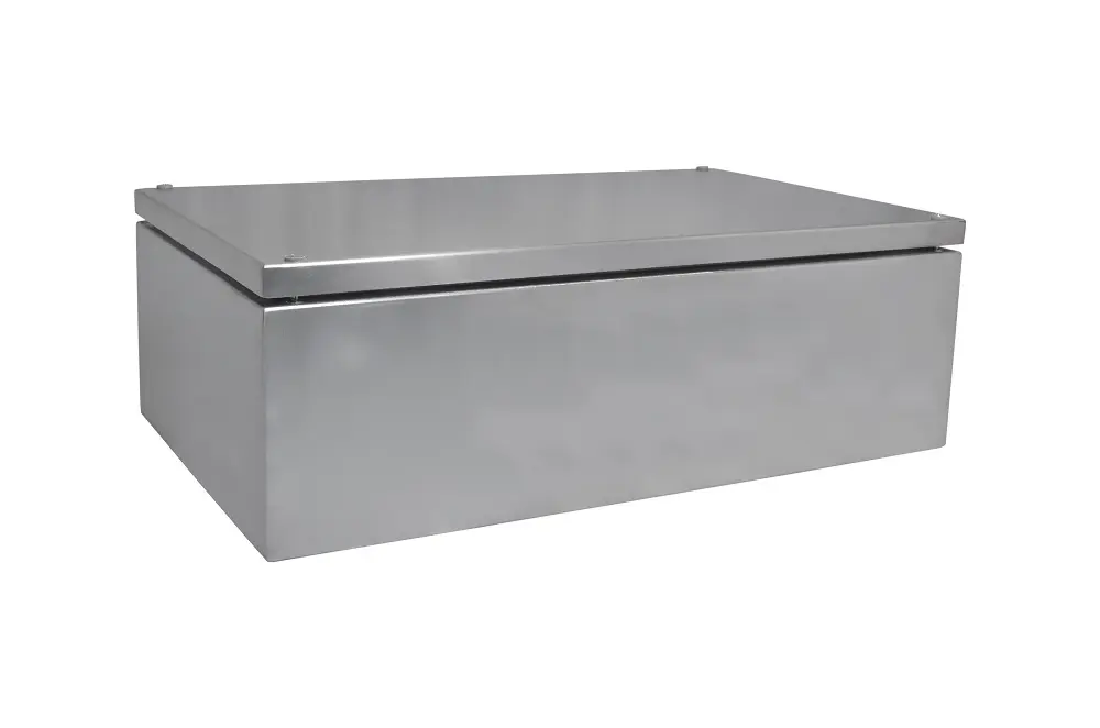 Produktfoto 1 von RS PRO SSJ Edelstahl 304 Gehäuse Grau IP66, HxBxT 500 mm, 300 mm x 161 mm