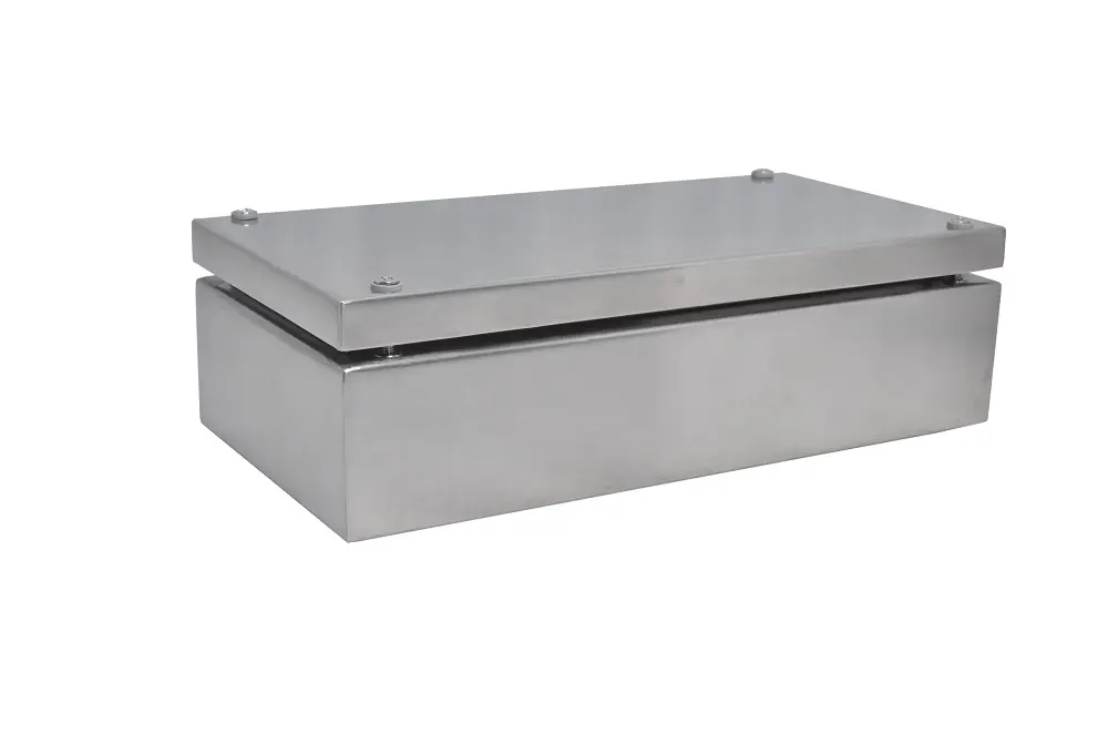Produktfoto 1 von RS PRO SSJ Edelstahl 304 Gehäuse Grau IP66, HxBxT 300 mm, 150 mm x 81 mm