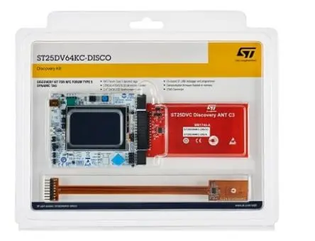 Produktfoto 1 von STMicroelectronics Starterkit Evaluierungsplatine Evaluierungsplatine RFID für ST25DV64KC, Antennendesign 13.56 MHz