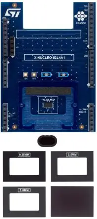Produktfoto 1 von STMicroelectronics X-Nucleo, Evaluierungsplatine Entwicklungstool Sensor, TOF-Sensor für STM32 Nucleo