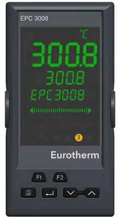 Produktfoto 1 von Eurotherm EPC3008 PID-Controller Panel 1 2 Relais Ausgang/ Spannung, Strom, Thermoelement Eingang 230V PID-Controller