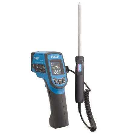 Produktfoto 1 von SKF TKTL 21 Infrarot Thermometer, -64 °C 30:1, bis 1400 °C, 2 °C, Fahrenheit, Celsius