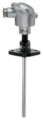 Produktfoto 1 von Jumo Pt100 Temperatursensor Ø 6 mm 3 x 100 mm, -50 °C → 400 °C
