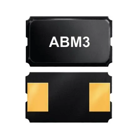 Produktfoto 1 von Abracon 27 MHz Quarzmodul, Oberfläche, ±50 ppm, 18 pF, B. 3.2mm, H. 1.3 mm, L. 5 mm, SMD, 2-Pin
