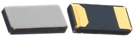 Produktfoto 1 von Abracon 32.768 MHz Quarzmodul, Oberfläche, 12.5 pF, B. 1.5mm, H. 0.38 mm, L. 3.2 mm, SMD, 2-Pin