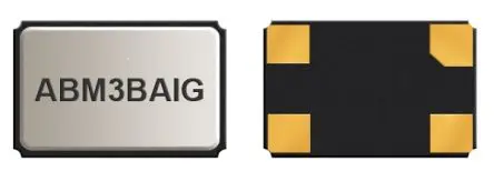 Produktfoto 1 von Abracon 8 MHz Quarzmodul, Oberfläche, ±50 ppm, 18 pF, B. 3.2mm, H. 0.9 mm, L. 5 mm, SMD, 4-Pin, AEC-Q200