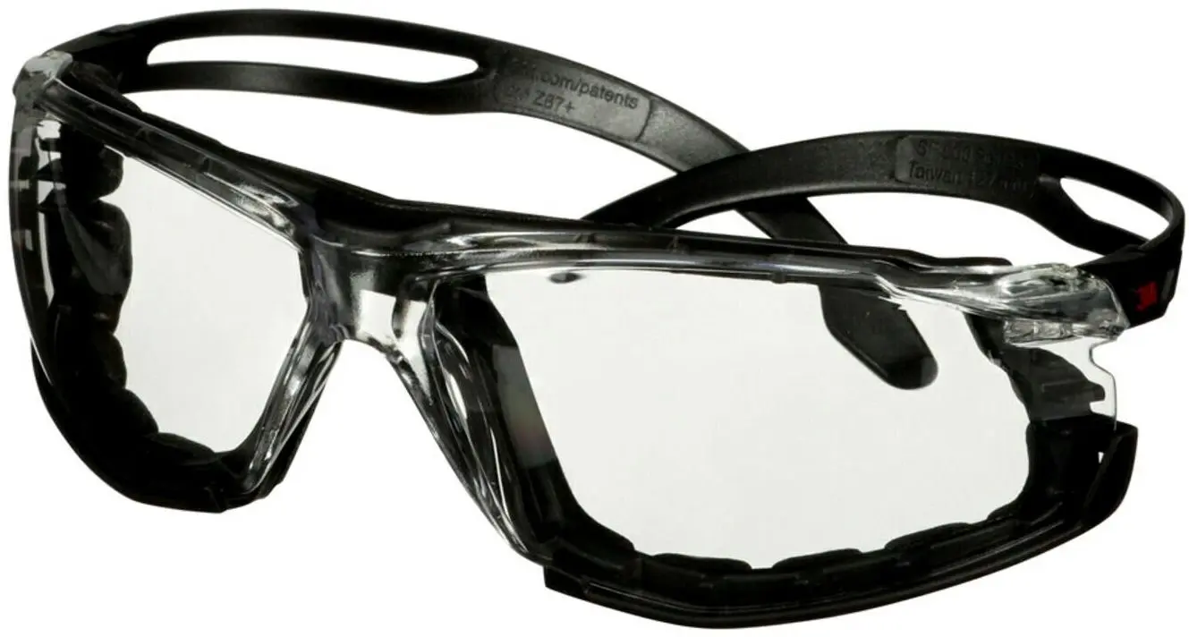 3M SecureFit 500 Schutzbrille Linse Klar Kratzfest, Beschlagfreie Beschichtung Polycarbonat