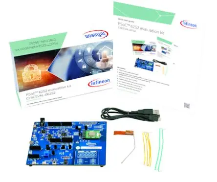 Produktfoto 1 von Infineon  Evaluierungskit PSoC 62S2 Evaluierungskit PSoC62 MCU Evaluierungskit IoT, Bluetooth, WLAN 150 MHz