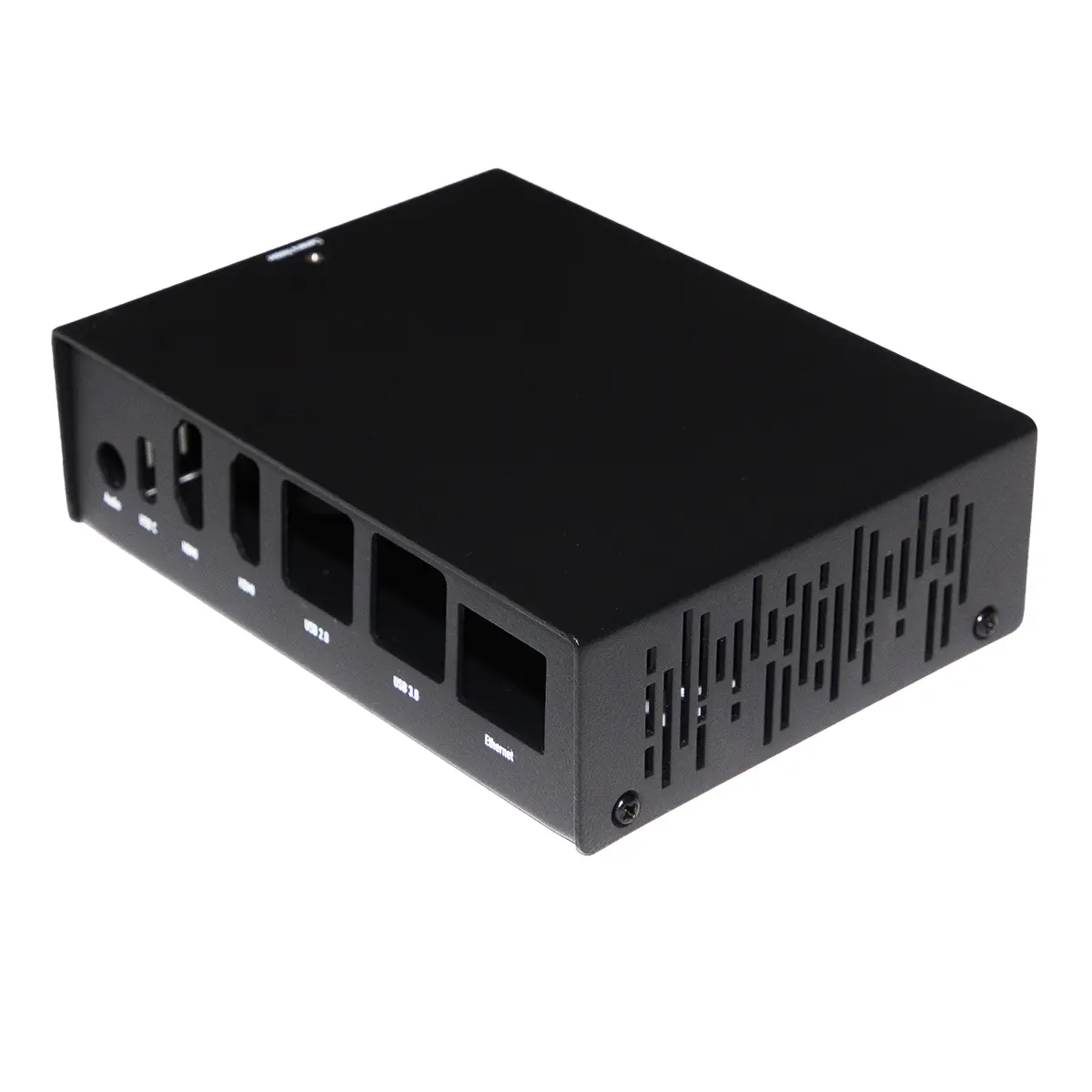 Produktfoto 1 von Okdo ROCK SBC – Gehäuse für Einplatinen-Computer ROCK 5 Modell B Schwarz Metall
