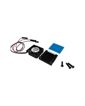 Produktfoto 1 von Okdo ROCK SBC – Zusatzplatine PWM-Lüfter und -Kühlkörper für Einplatinencomputer der ROCK 4-Serie, Kühlung