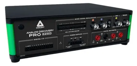 Produktfoto 1 von Digilent Analog Discovery Pro Mixed-Signal Werkbank Oszilloskop für gemischte Bereiche 100 MHz 34-Kanal