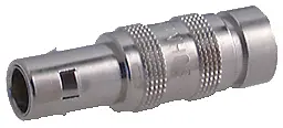 Produktfoto 1 von Huber+Suhner RF Stecker RF-Steckverbinder QLA-Steckverbinder, Kabel, für Koaxial-Kabel, 50 Ω Crimpbefestigung, Gerade