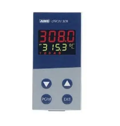 Produktfoto 1 von Jumo JUMO dTRON 308 Controller Oberfläche 3, 4 x Relais Ausgang 240V