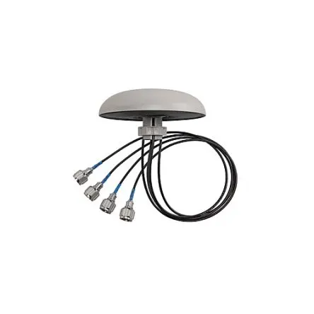 Huber+Suhner WLAN Multiband-Antenne, Außen-, Rundstrahl, Kuppelförmig, Typ N, Stecker, 5 dBi, 0.5 m