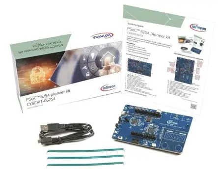 Produktfoto 1 von Infineon PSoC 62S4 Pioneer Kit Entwicklungskit, Arduino-kompatibles IoT-Kit Entwicklungstool Microcontroller PSoC 6 PSoC