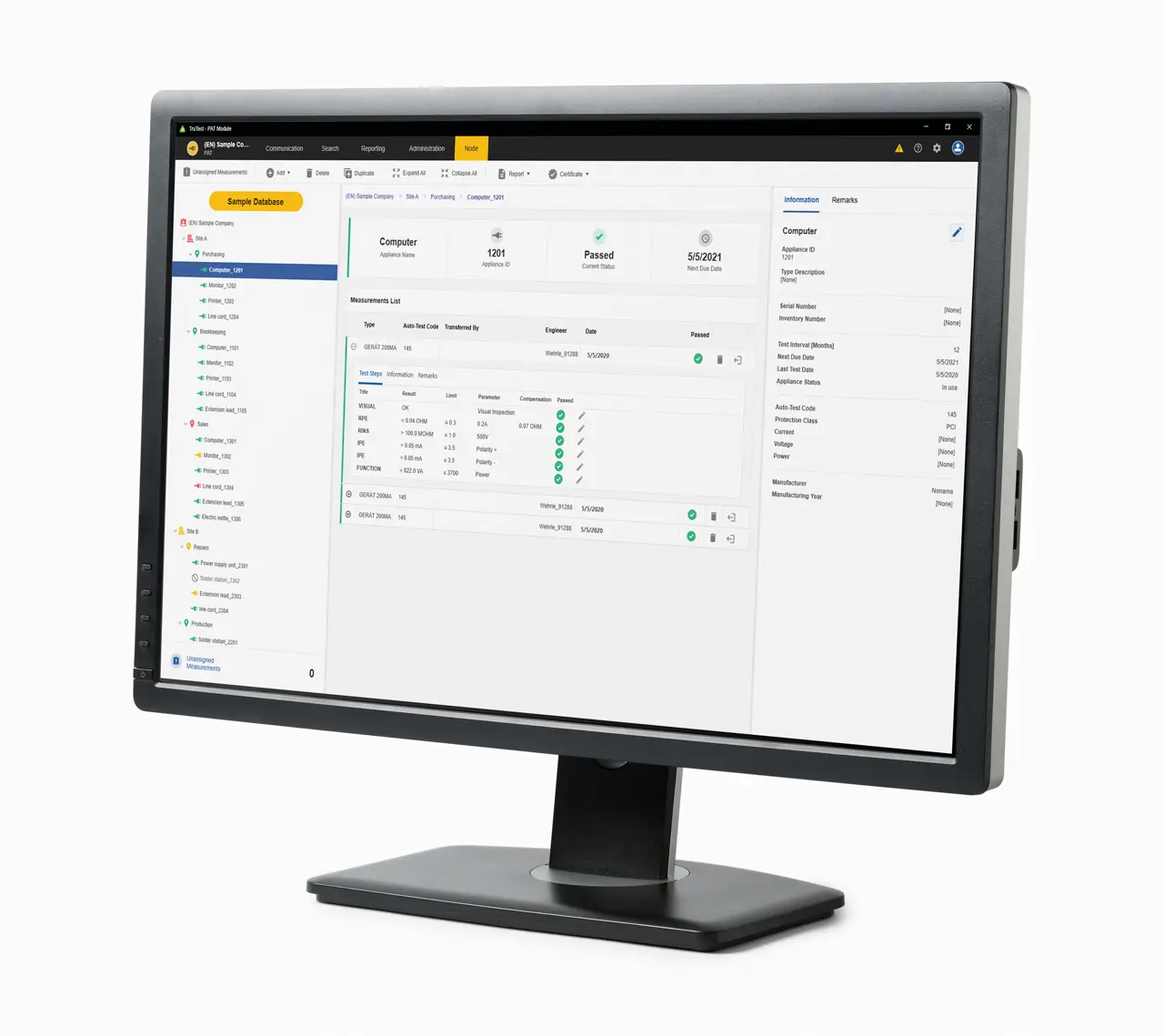 Produktfoto 1 von Fluke Softwarelizenzcode - Lite PAT-Prüfsoftware für Fluke- und Beha-Amprobe-Instrumente