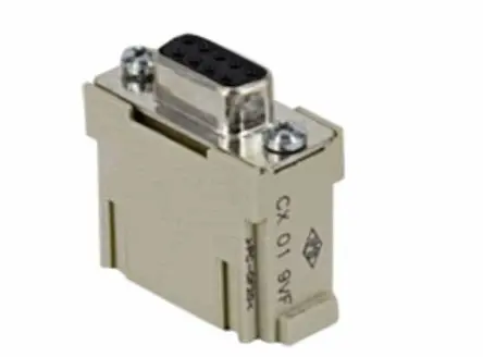 Produktfoto 1 von ILME MIXO DATA Industrie-Steckverbinder Kontakteinsatz Buchse, 9-polig 5A, Kabel, D-Sub Modulareinsatz