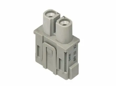 Produktfoto 1 von ILME Mixo Industrie-Steckverbinder Kontakteinsatz Buchse, 2-polig 40A, Kabel, Modularer Einsatz mit Schraubklemme